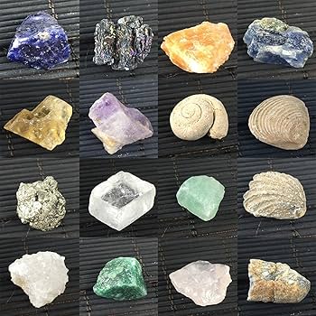 地球の鉱物　原石　コレクション　20種　コンプリート Amazon.co.jp: 鉱物識別キット | 鉱物コレクション ボックス,20