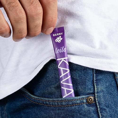 Miniatura 5 de LEILO Paquete de 10 polvos calmantes de kava