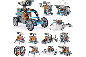 12-in-1 Solar Robot Kit: Empower Young Minds with Educational Science