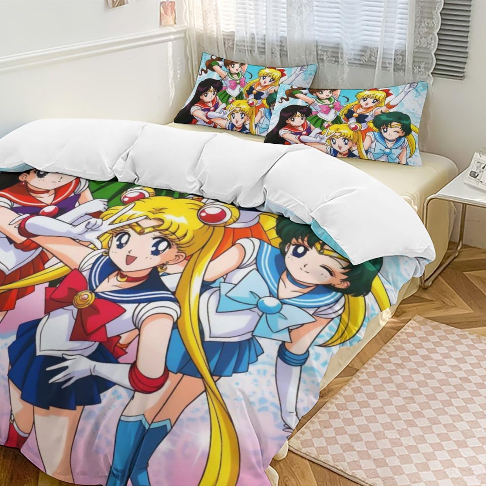 Amazon｜美少女戦士セーラームーン (5) 寝具 3ピース 枕カバー
