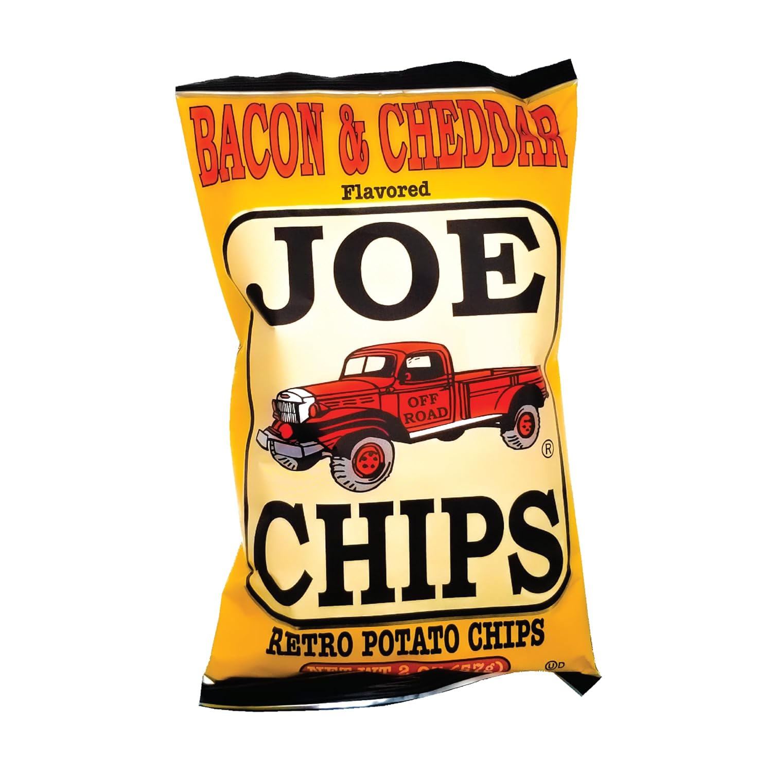 Joe Chips Bacon Cheddar, 2 oz, 28 Count Case