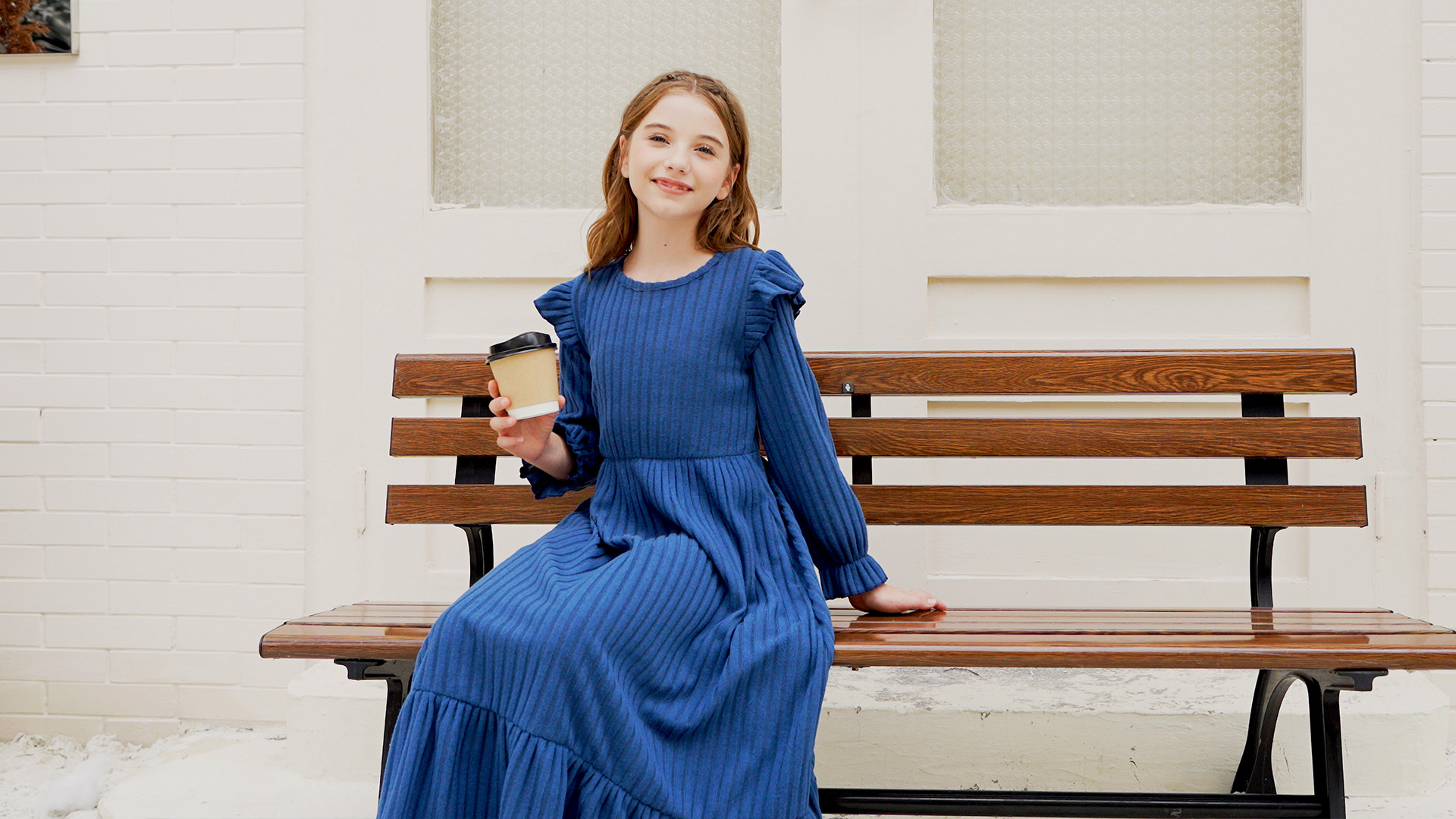 Amazon.com: Girl's Autumn Long Sleeve Ruffle Cuff Ribbed Knit