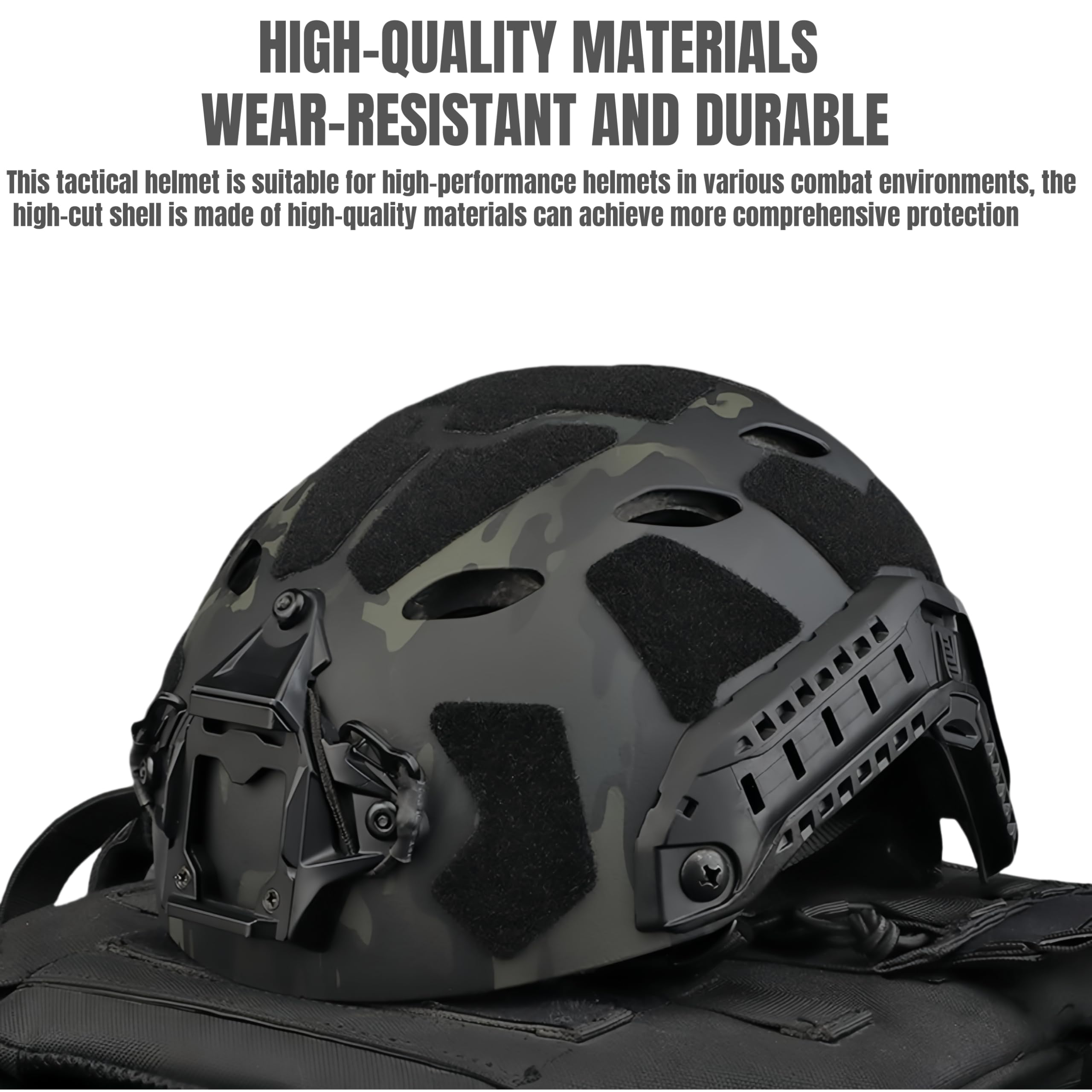 Casco tattico veloce leggero protettivo SF S.uprt casco alto taglio paintball airsoft dispositivo di visione notturna