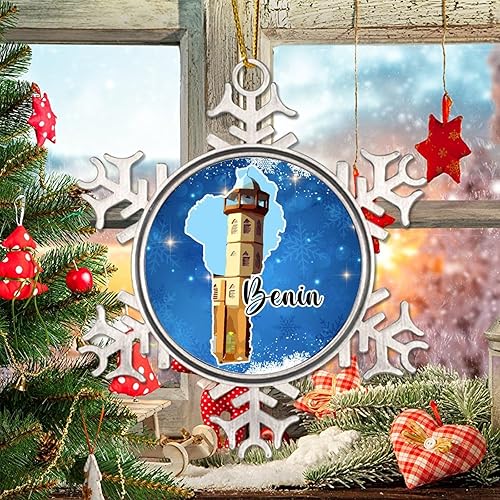 Miniatura 10 de WoGuangis Adorno de bandera Bonaire para decoración de árbol de Navidad, recuerdo de viaje, relleno de calcetín de Navidad, adorno de metal,