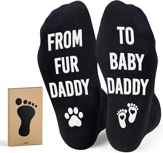 First Father's Day For New Dad, Mother's Day for New Mom, Grandma - Pregnancy Gifts for Expecting Dog Mom, Dog Dad