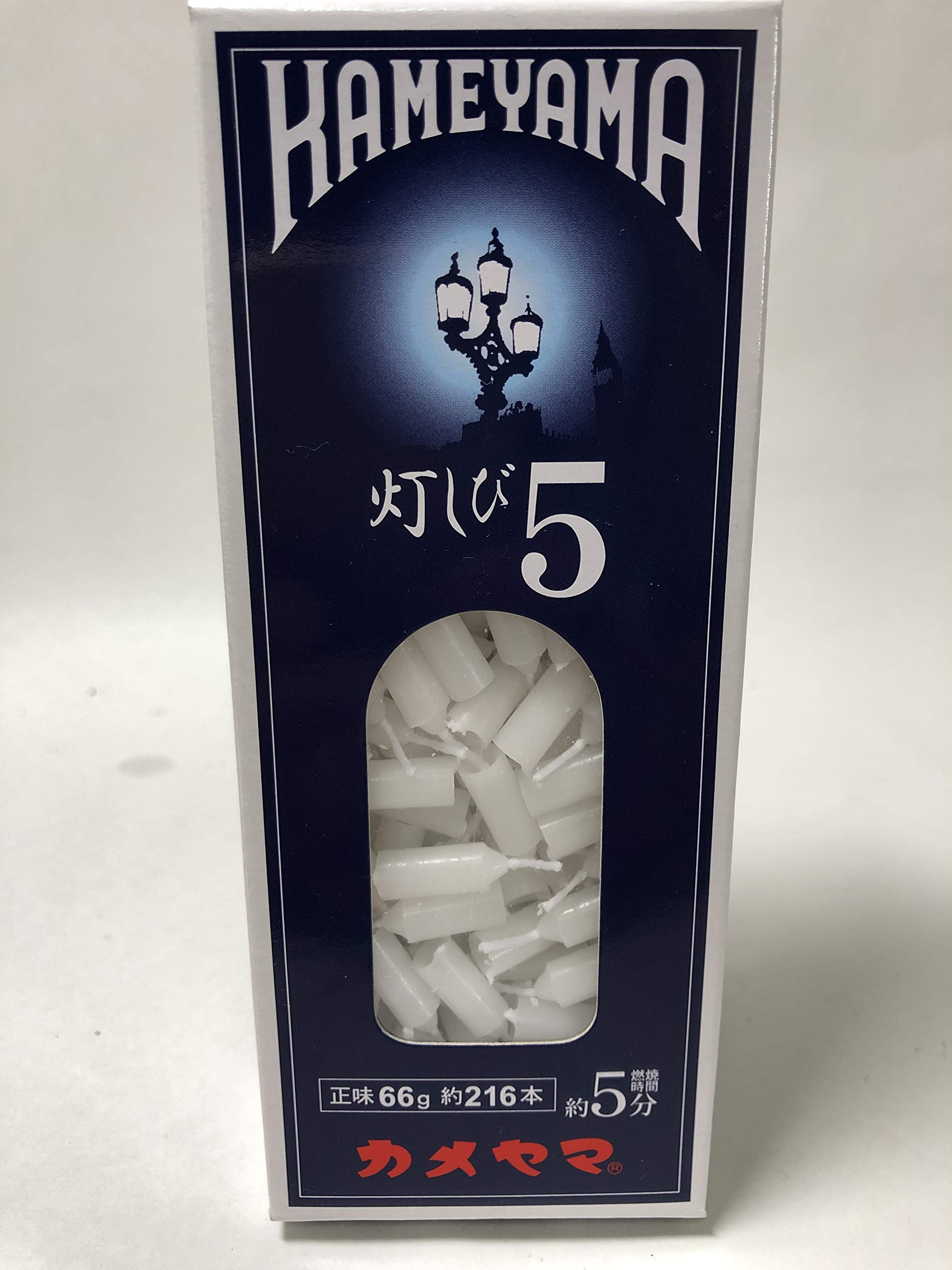 Kameyama Candle TOMOSHIBI 5 About 5 Minutes Burn time 66g About 216 pcs