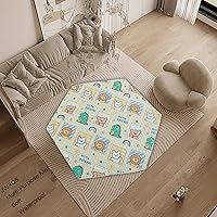 Vista 21 de Alfombrilla para corralito de perros y cachorros, almohadilla personalizada para jaula de perro [corralito no incluido], caja reutilizable