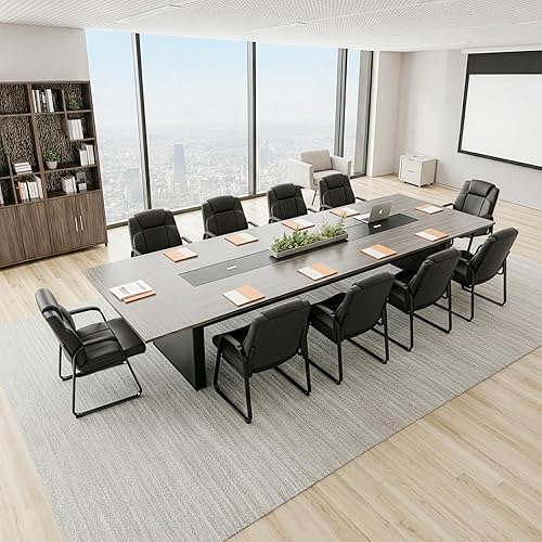 Miniatura 7 de Qulomvs Sillas de invitados para sala de espera grandes y altas, silla de oficina, recepción, sala de conferencias, silla de escritorio estacionaria