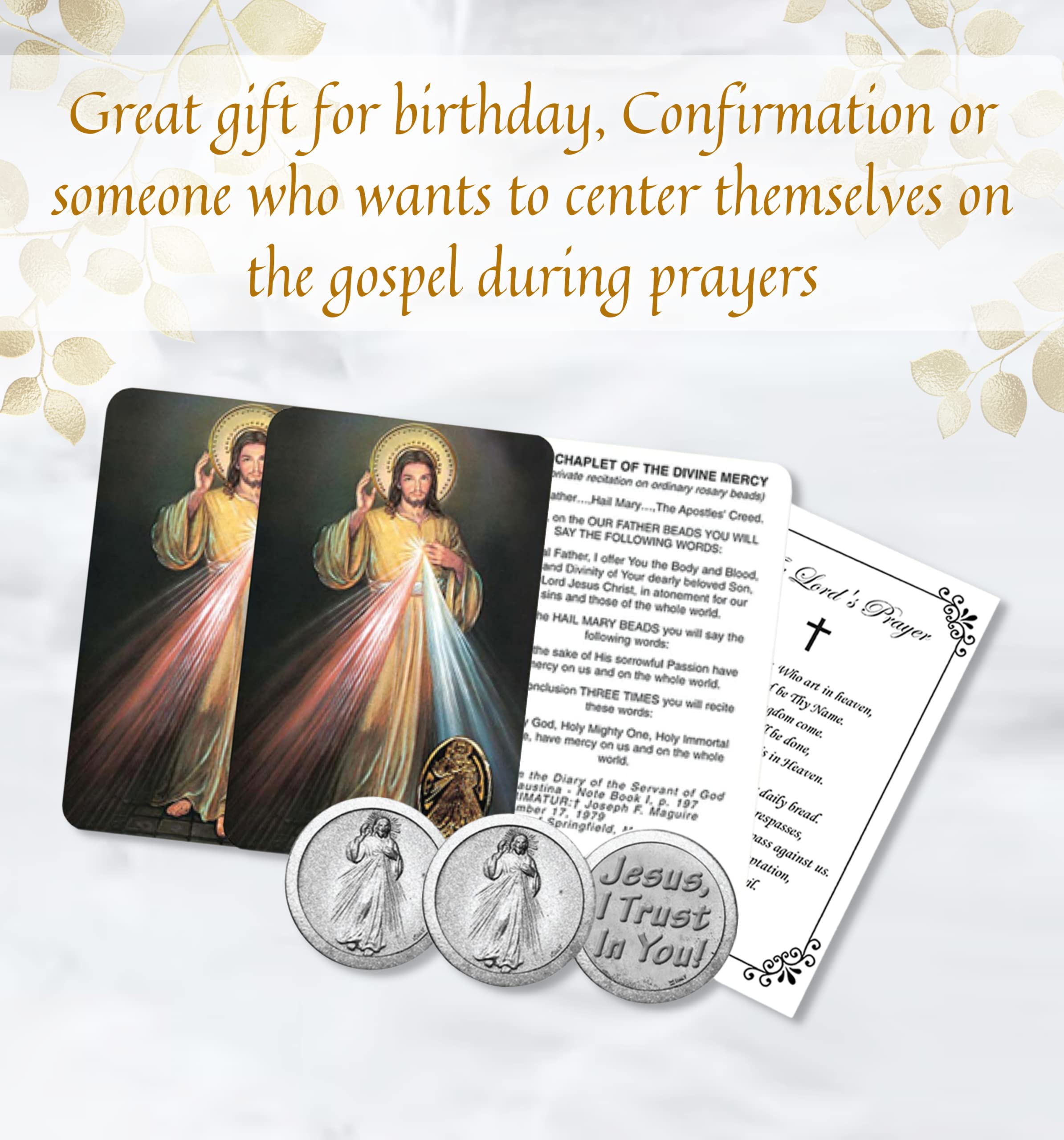 Amazon.com : Trendzeen Divine Mercy Chaplet - with Embossed Medal