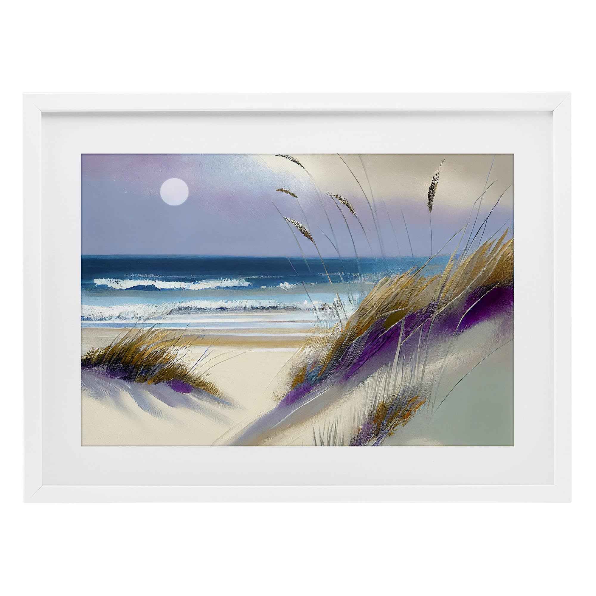 Affiche encadrée Beach Dunes par Sasha pour créer un salon zen et design