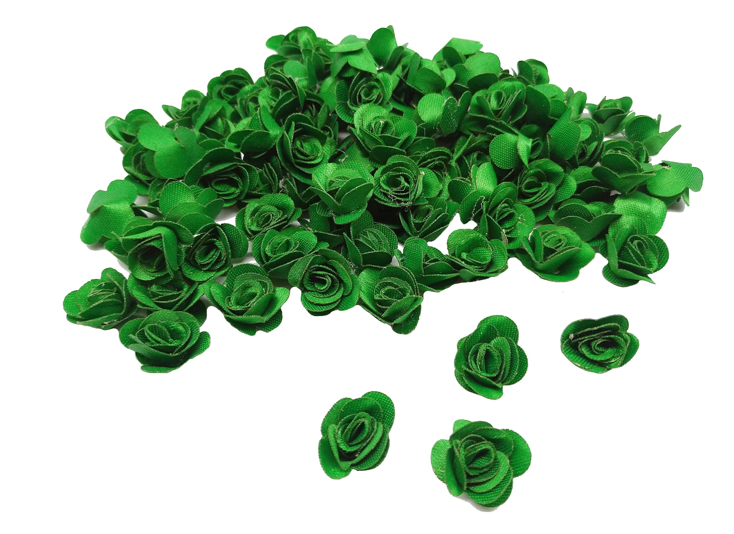 PRANSUNITA Mini Stem Less Satan Rose Flower Heads (Size – 1.5 cm), Handmade Artificial Roses for Dresses Weddings, Valentine, Radha Krishna & Baby Shower Decoration Crafts - 90 pcs – Color- Green (B0BQMVZSZL) Amazon Price History, Amazon Price Tracker