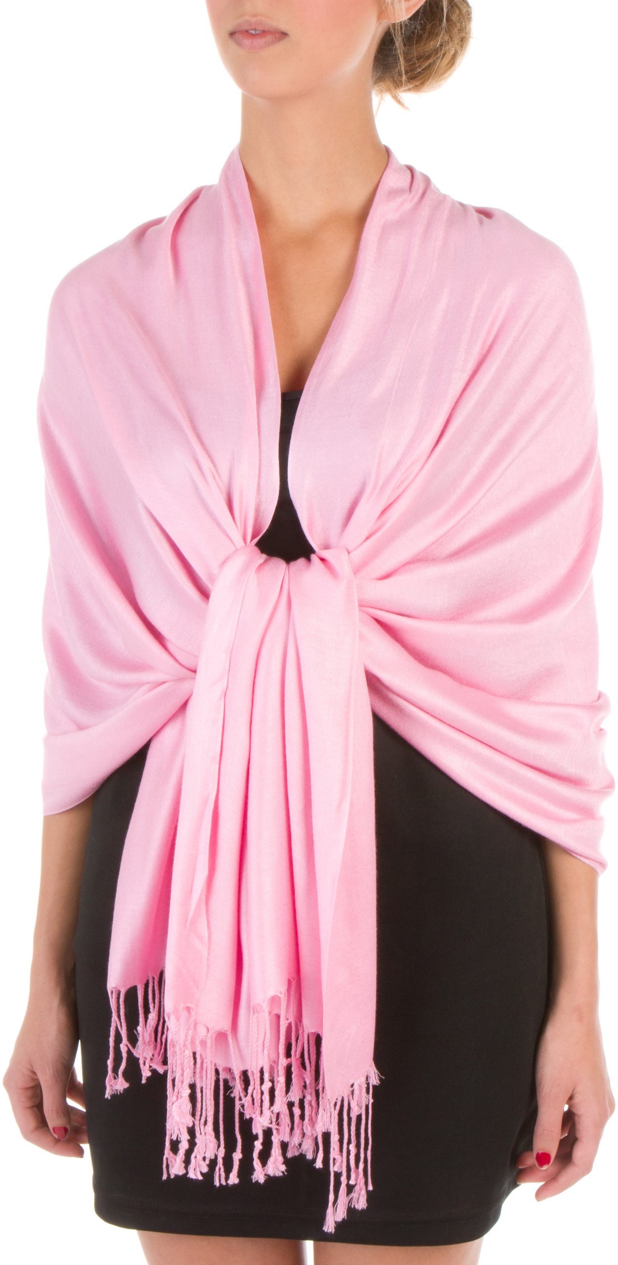 Sakkas78" X 28" Rayon from Bamboo Soft Solid Pashmina Feel Shawl/Wrap/Stole