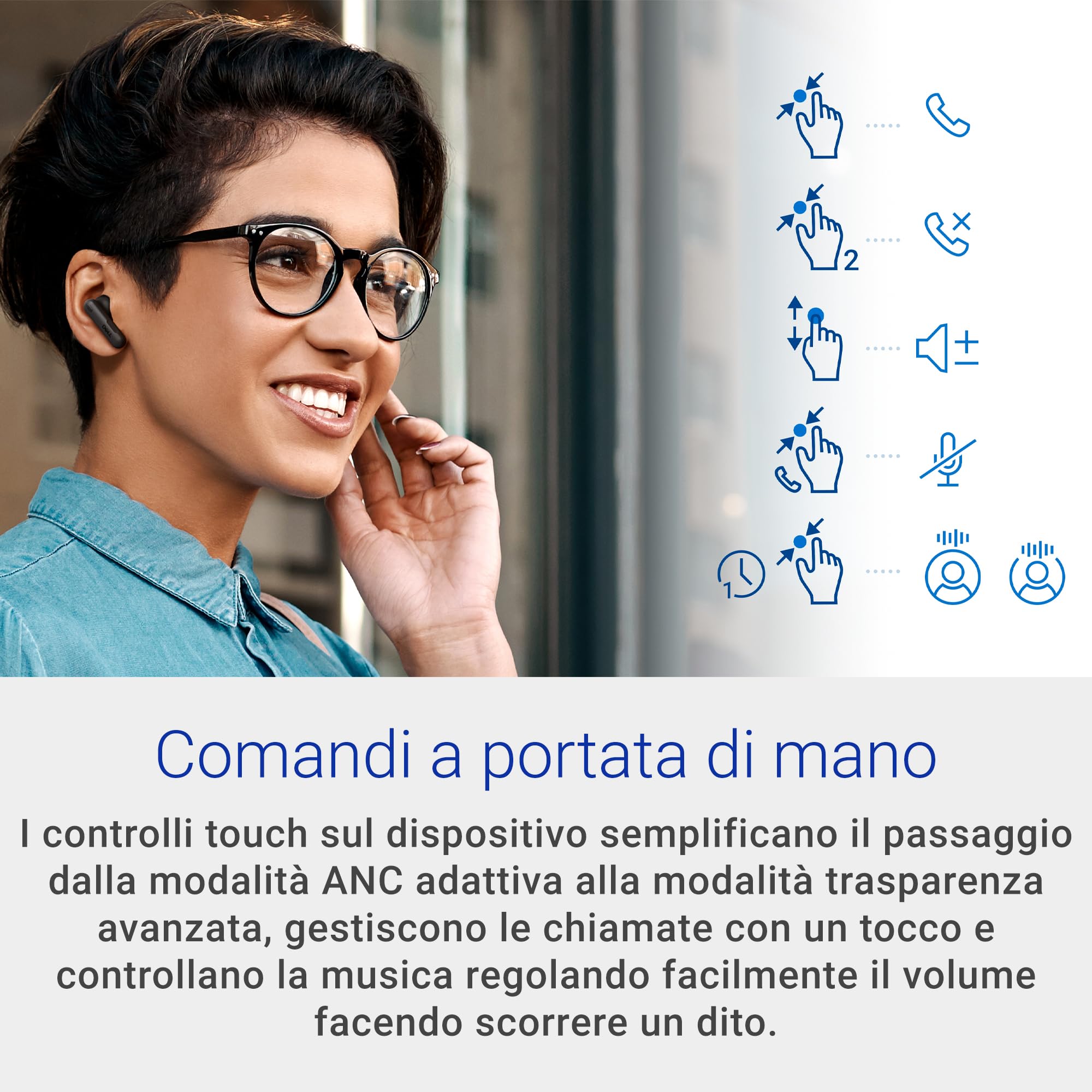 Dell Pro Plus EB525 Auricolari True Wireless Bluetooth 5.3 con Microfono IA — immagine 5 di 16