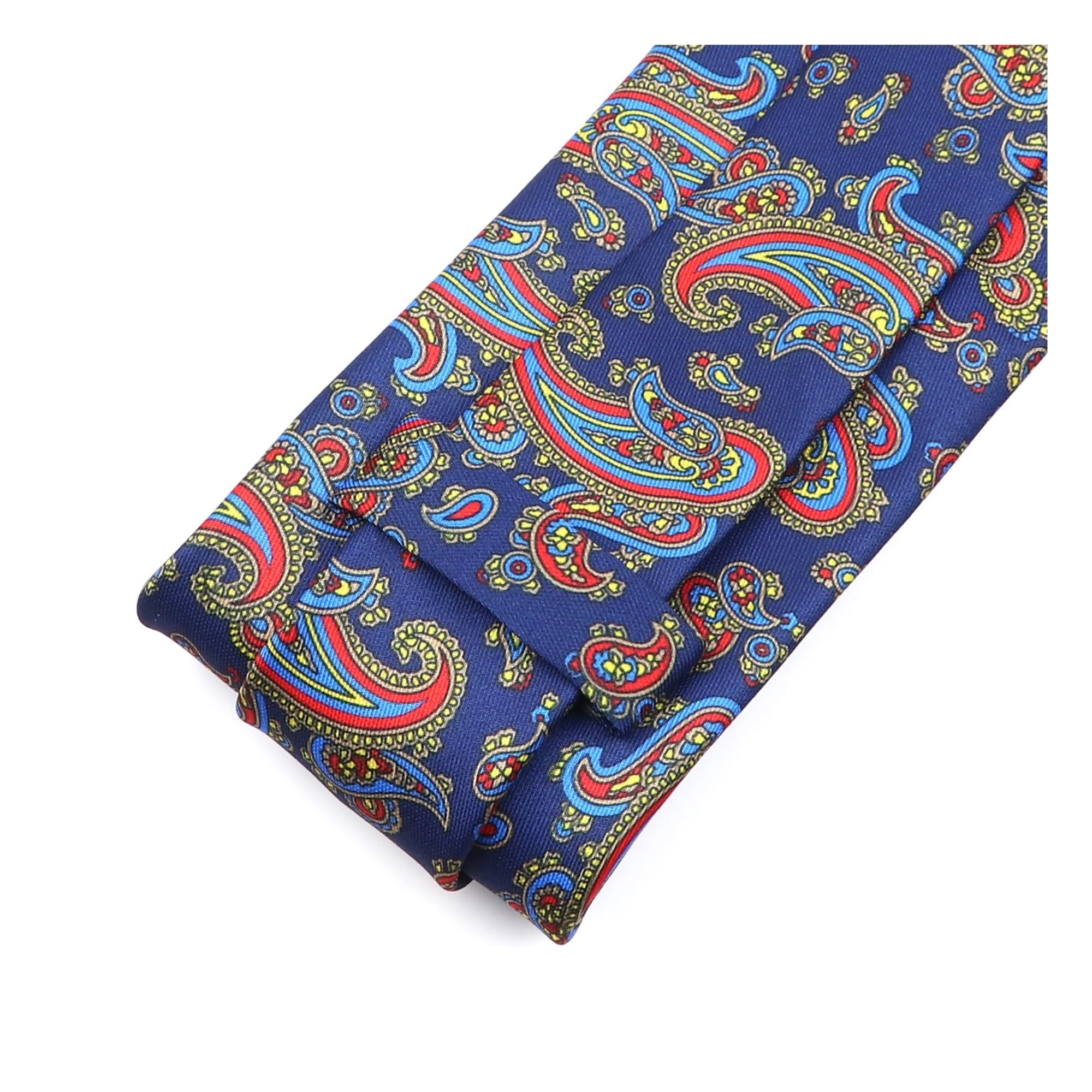 Krawatten für Herren Superweiche Seidenkrawatten Herrenmode 7,5 cm Krawatte for Männer Hochzeit Geschäftstreffen Gravata Bunte Neuheit Druckkrawatte(Colored-3)