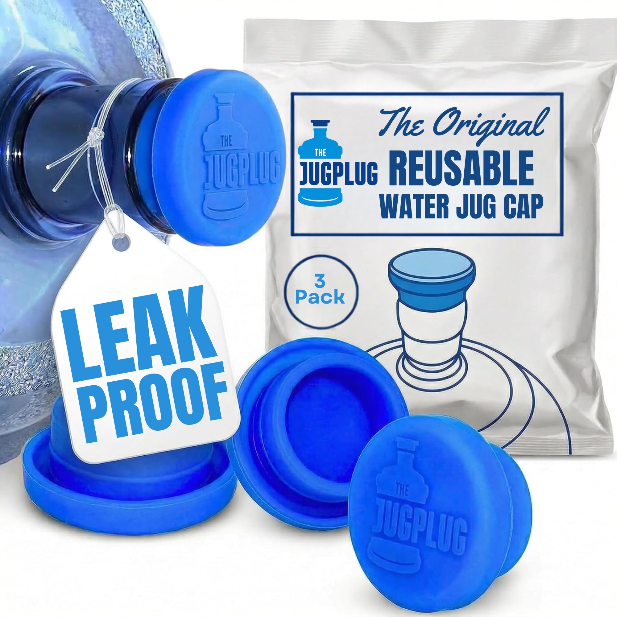 Jug Plug 5 Gallon Water Jug Cap - Leakproof! -1