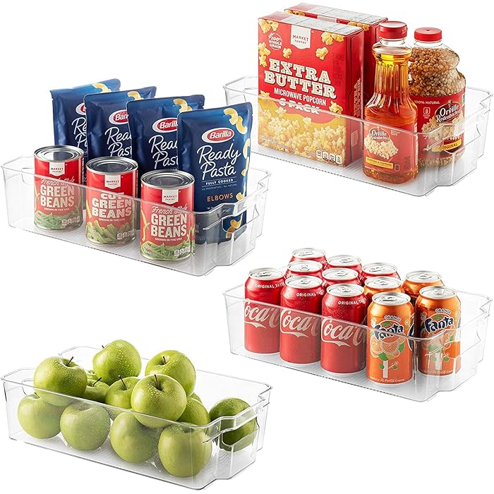 Buy GADE Set of 2 Refrigerator Organizer Bins Fridge Organizers for Freezer, Kitchen