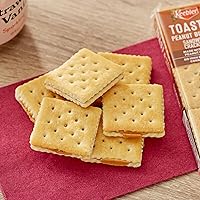 Vista 3 de Keebler Toast & Peanut Butter Sandwich Crackers Snack Pack, 1.8 onzas (paquete de 12)