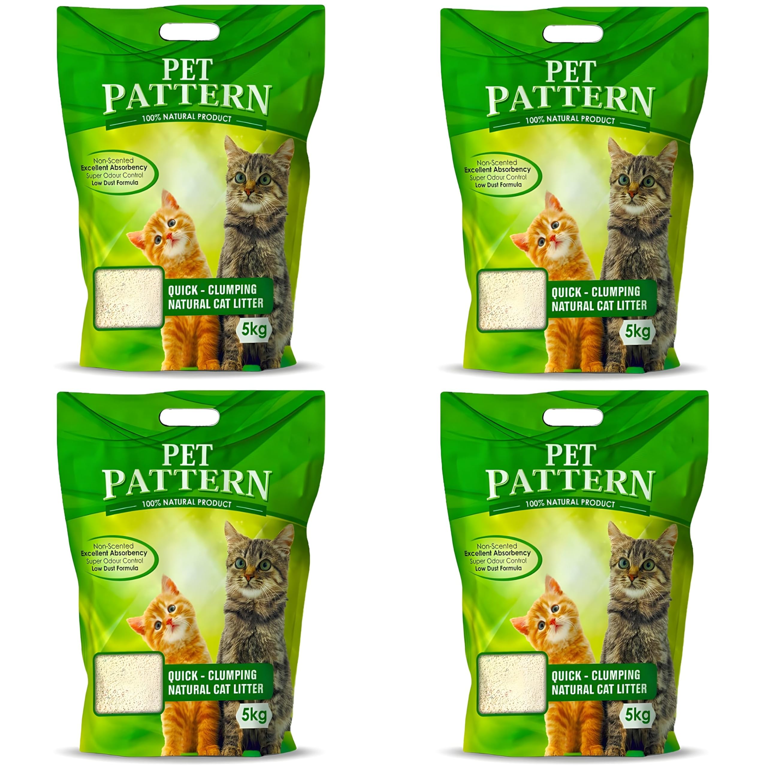 Ever Celan Exclusive Pet Pattern Bentionite Odor Control Cat Litter 5Kgs - Pack of 4 Dust-Free for Cleaner Homes (B0DJ93FD1K) Amazon Price History, Amazon Price Tracker