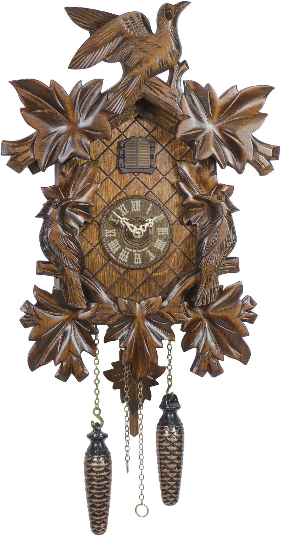 Hermle Villengen Hand Carved Black Forest Cuckoo Clock