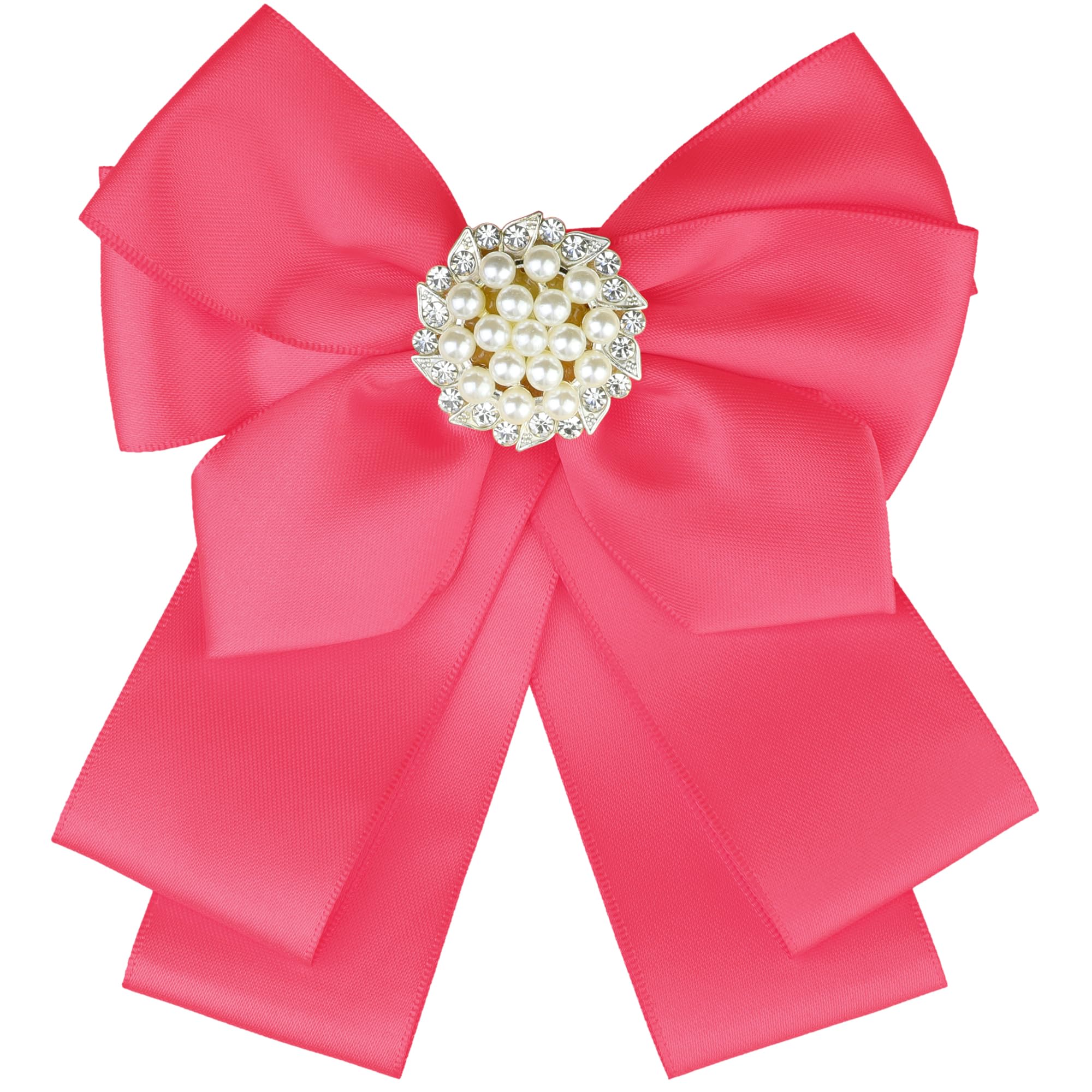 Women School Uniform Faux Ribbon Bowknot Pin Collar Necktie Bow