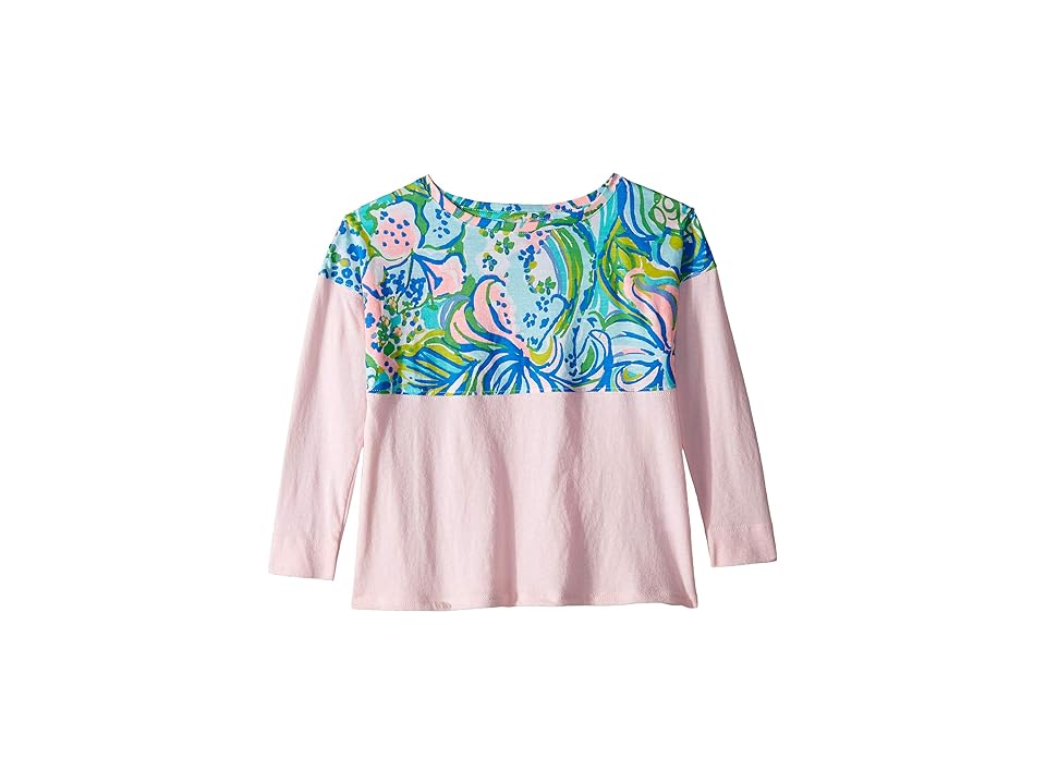 

Lilly Pulitzer Kids Mini Finn Top (Toddler/Little Kids/Big Kids) (Multi Feline Good) Girl's T Shirt
