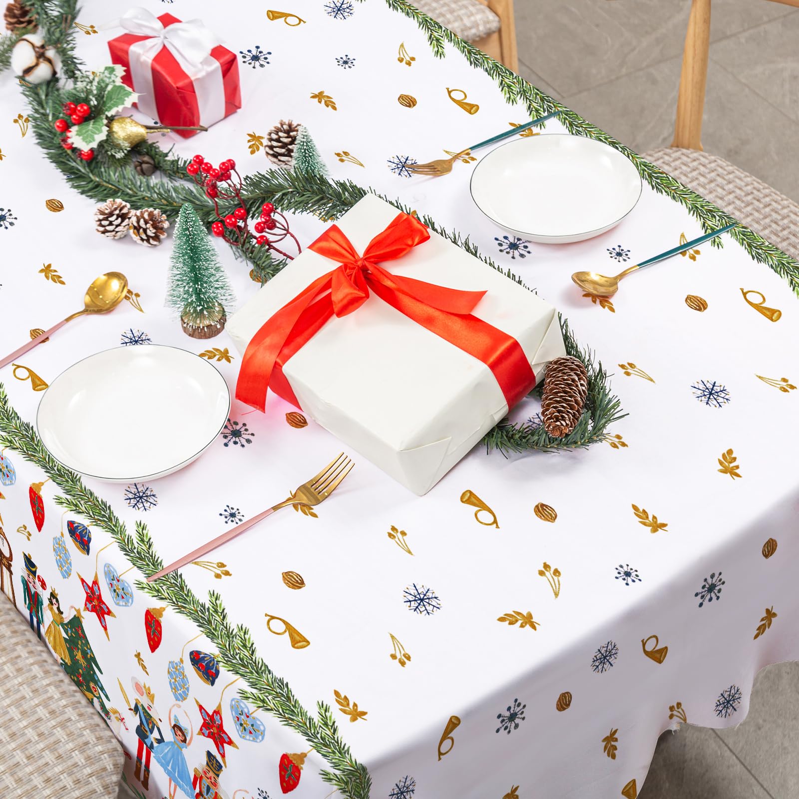 Amazon.com: AnyDesign Nutcracker Tablecloth Rectangle Nutcracker