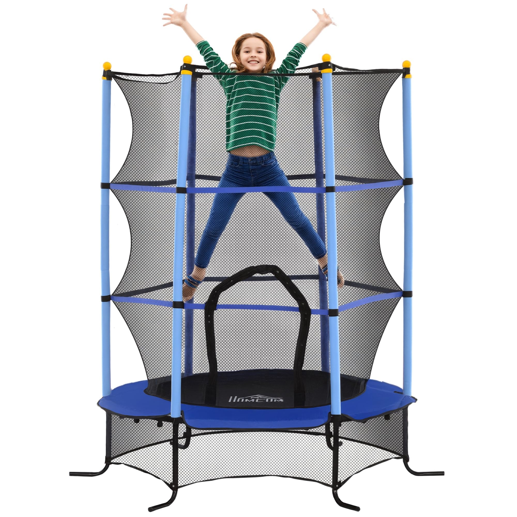 homcom trampoline enfant ø 1m