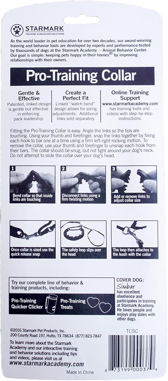 Starmark Pro-Training Dog Collar Small