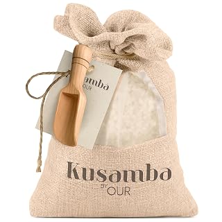 Seafoam Jasmine Bath Soak Salt 481g, Mineral-Rich Relaxing Salt Blend with Jasmine Aroma & Kusamba Seawater for Skin Soothing & Stress Relief, Kusamba by QUR - Amazon product rated Grade A
