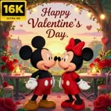 Mickey Mouse Valentines Day Romantic & Relaxing Music