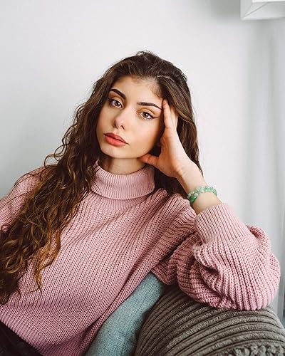 Miniatura 5 de Pulsera de piedras preciosas para curación de chakras, cristal de ansiedad, piedra natural, para hombres y mujeres, alivio del estrés, difusor de