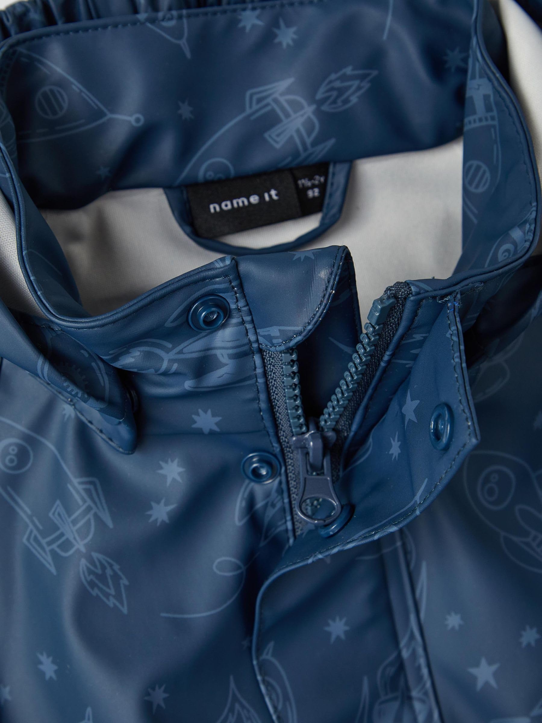 NAME IT Nmmdry Rain Set Space FO Noos Rainwear Uomo