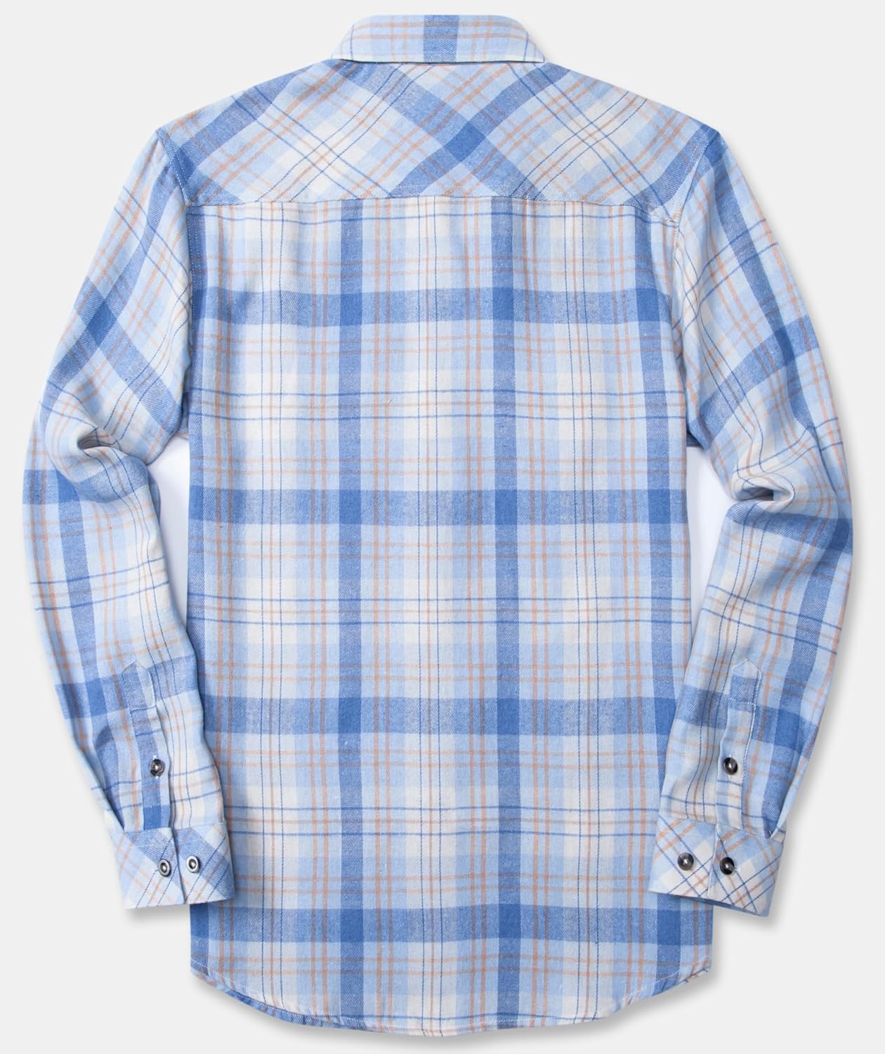 Men's Flannel Shirts Long Sleeve Button Down Shirts for Men Regular Fit Casual Shirt Jacket with Pockets - Image 3