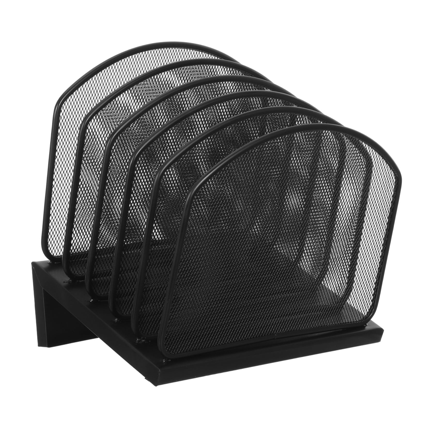 Organizer da Scrivania in Metallo Resistente Porta Documenti Verticale Multi-scomparto Portapenne e Raccoglitori per Ufficio e Studio Leggero e Facile da Spostare