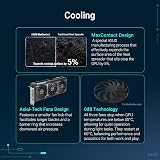 ASUS Prime Radeon RX 9060 XT 16GB GDDR6 OC Edition – Carte Graphique (PCIe 5.0, HDMI, DisplayPort 2.1, 2.5 Slot, Ventilateurs axiaux, revêtement Protecteur PCB, Dual BIOS, GPU Guard) - 3