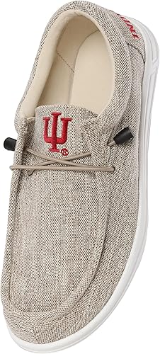 Miniatura 3 de FOCO Men's NCAA College Team Logo Lightweight Loafers Lace Up Cotton Knit Shoes