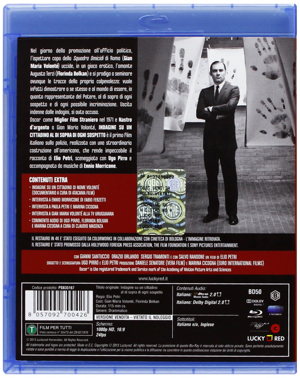 Indagine Su Un Cittadino Al Di Sopra Di Ogni Sospetto