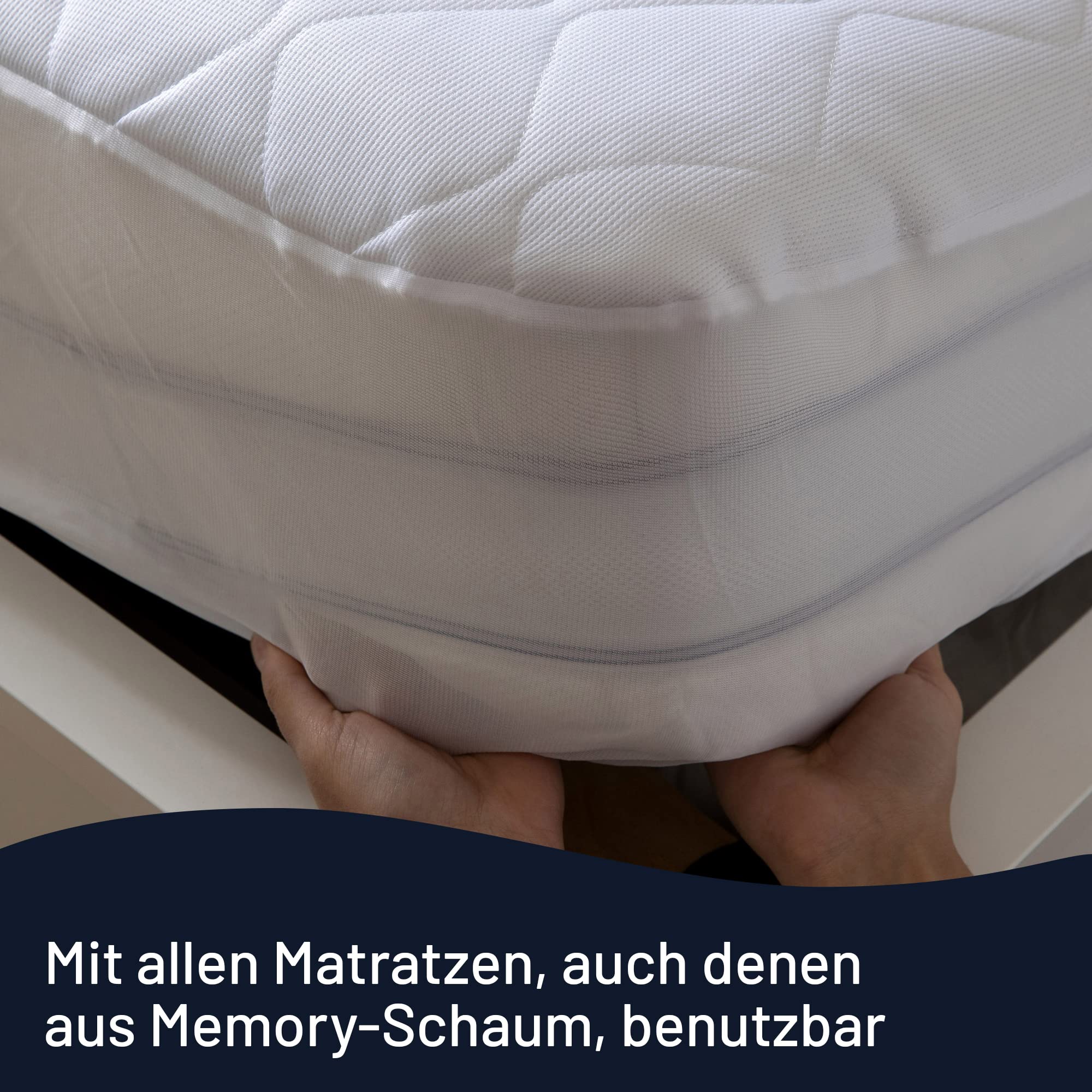 Imetec Scaldasonno Adapto, Maxi-Spann-Wärmeunterbett für Einzelbett, 195x90 cm, geringer Stromverbrauch, schnelle Erwärmung, indiv. Temperatur, hypoallergenes gestepptes Gewebe, Steuerung mit 6 Temp.