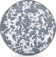 Vista 12 de Golden Rabbit Enamelware Appetizer Plates, 6 inch, Sea Glass, Set of 4