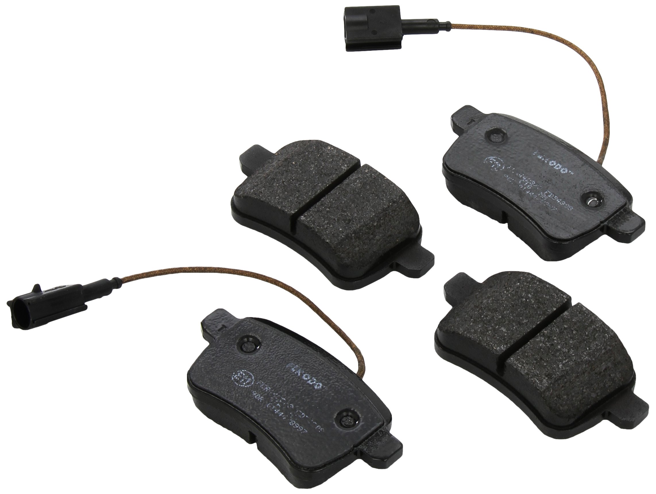 FERODO Plaquettes de freins Arrière contact de signal d'usure inclus Épaisseur 17,7mm avec accessoires FDB4308 Compatible avec ALFA ROMEO GIULIETTA 940 Giulietta Van 940