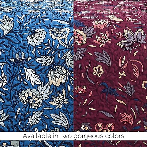 Miniatura 8 de Blooming Blossom Collection, calidad premium, suave, resistente a las arrugas y a la decoloración, funda fácil, juego de funda de edredón de gran