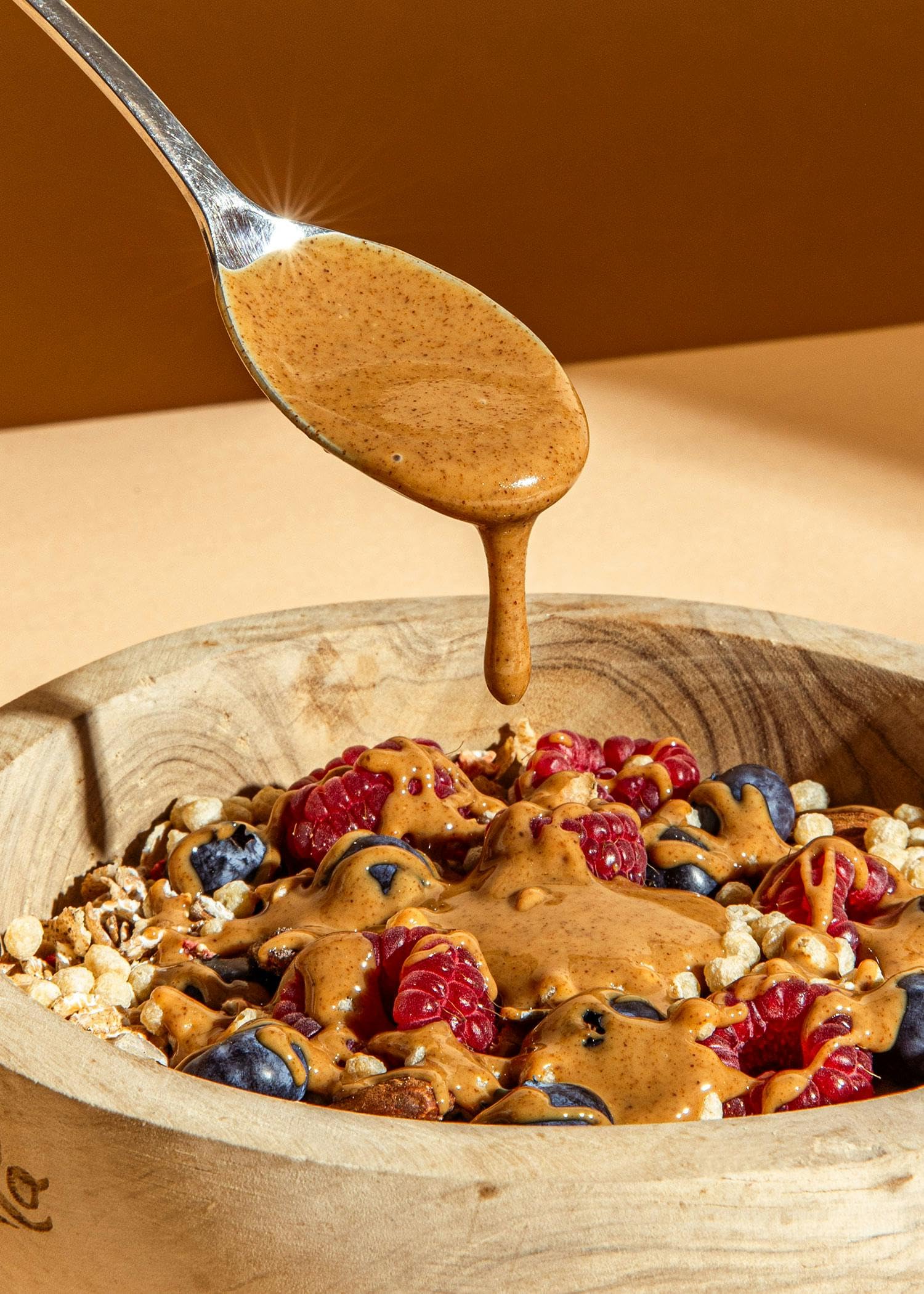 KoRo - Crema scura di mandorle 2 x 500 g - 100% mandorle senza zucchero o sale aggiunto e senza additivi