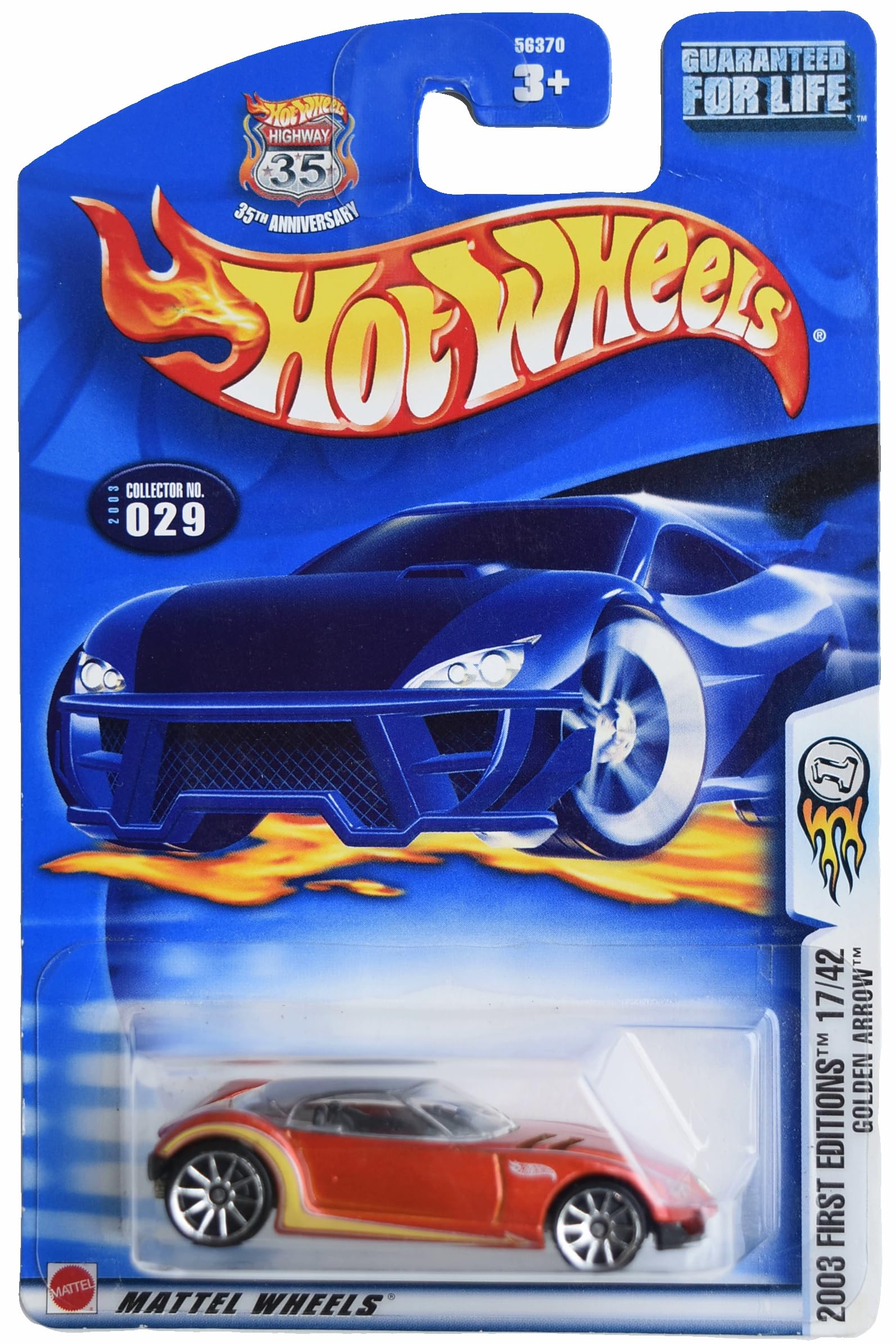 Hot Wheels Golden Arrow, 2003 First Editions #29 [red]