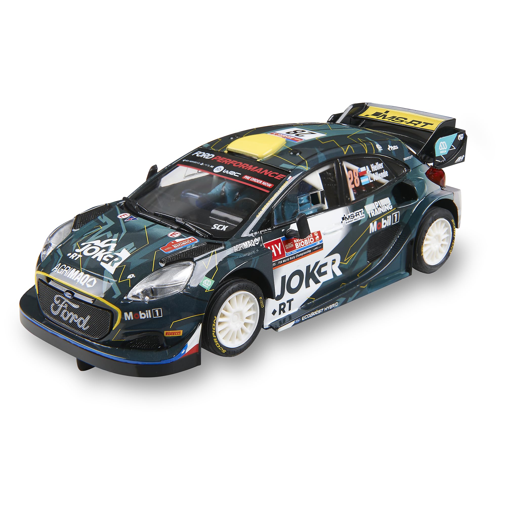 SCALEXTRIC - Coche de Carreras Advance - Coche Slot Escala 1:32 (Ford Puma WRC - Joker)