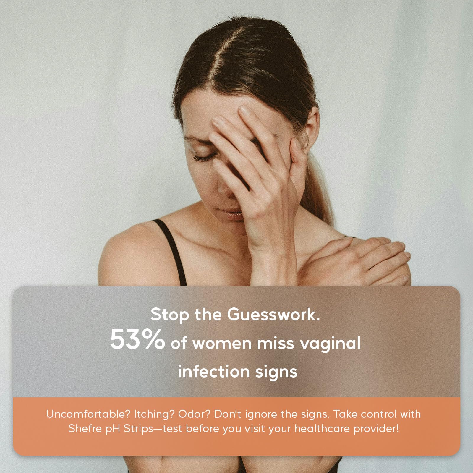 shefre Vaginal pH Test Strips – Feminine Intimate Health Monitoring pH Balance | Individually Sealed Strips with Sterilized Swabs | Accurate at-Home Yeast Infection & BV Test Kit, 15 Count