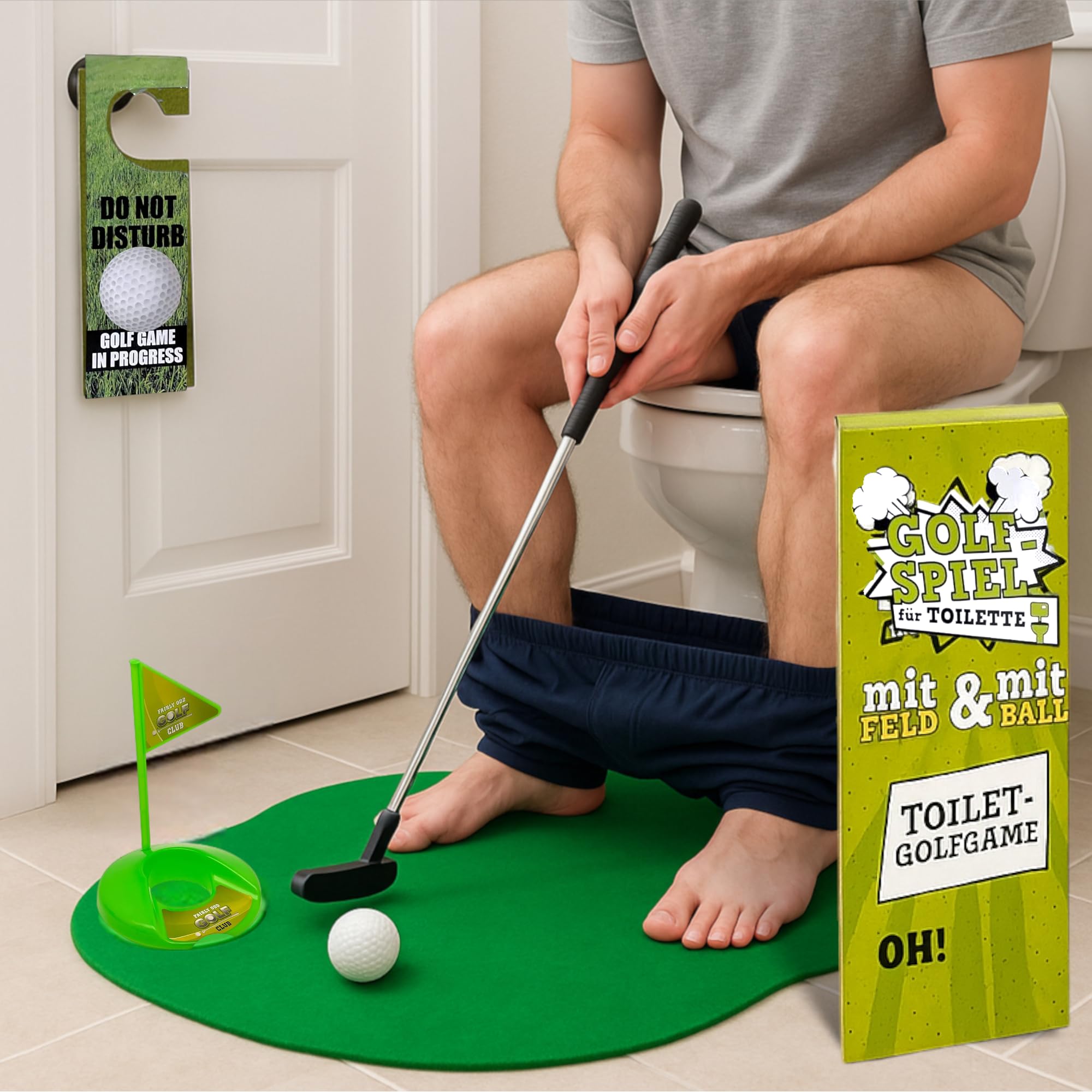MIJOMA Gioco WC per il bagno, gioco da bagno