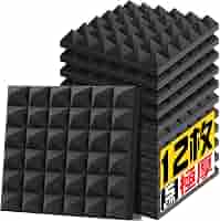 Amazon | YOPIN 吸音材 30*30*5cm 極厚 ウレタンフォーム 吸音
