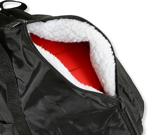 Miniatura 4 de RaceQuip Bolsa para casco resistente con forro polar de gran tamaño con cremallera color negro 300003