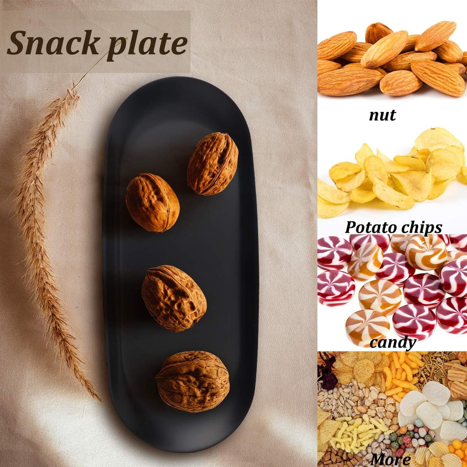 Vassoio Portata Rotondo In ABS Bianco - Per Toeletta, Gioielli, Colazione O Decorazione - Foto 6