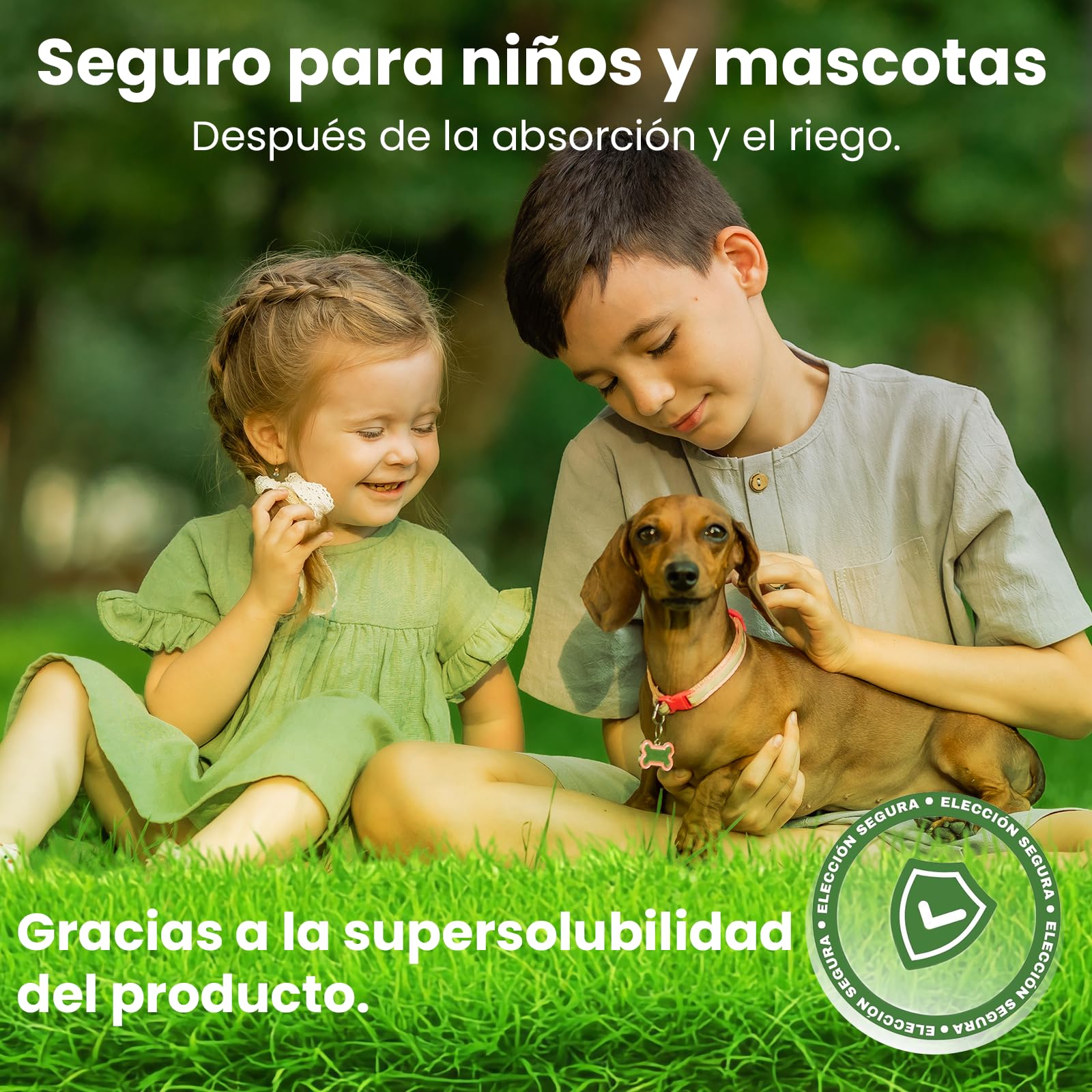 LERAVA STARTER abono césped (180 m²) - favorece el crecimiento de raíces - ideal con semillas de césped sin riesgo de quemar - refuerza la resistencia del suelo - abono para jardín natural